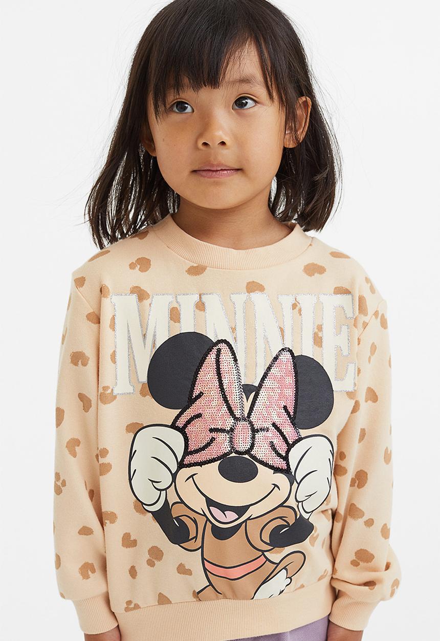 H&M - Sweatshirt - light beige/minnie mouse