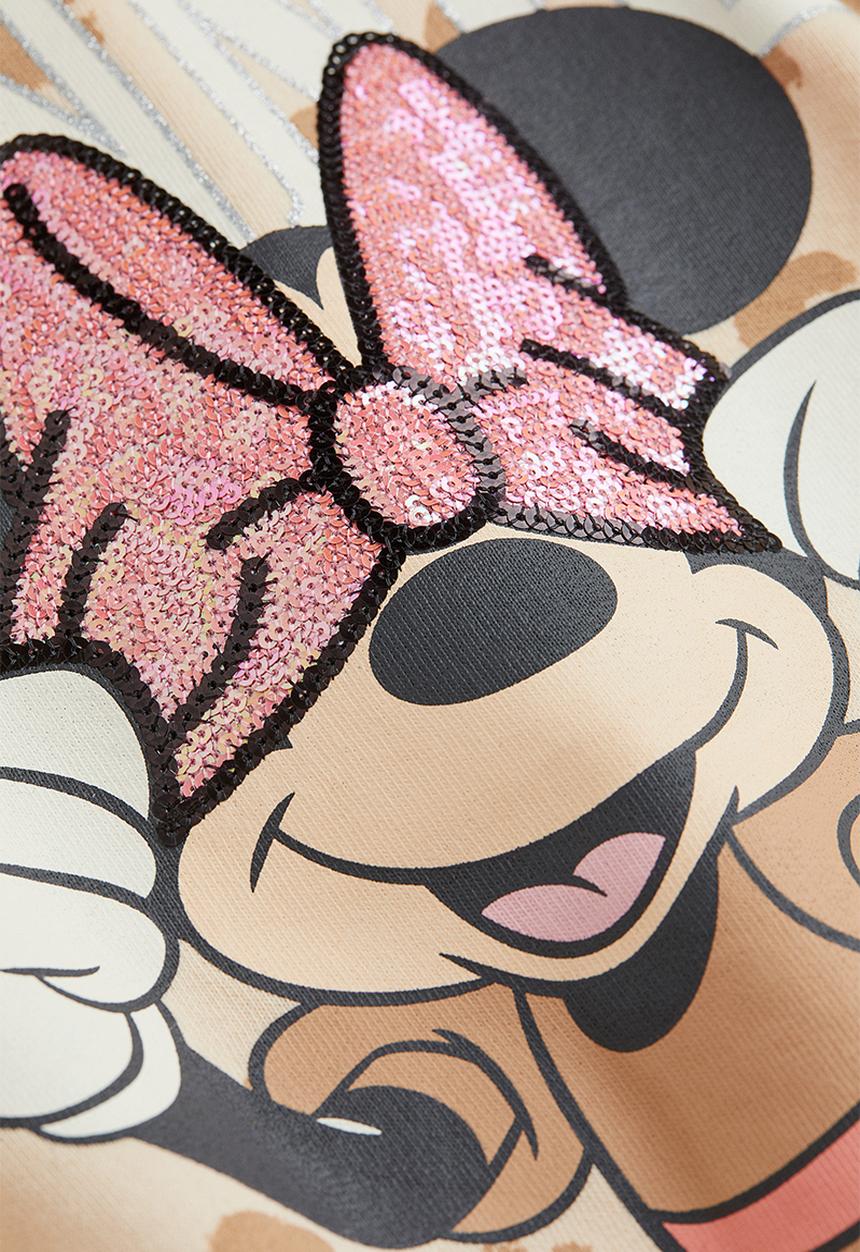 H&M - Sweatshirt - light beige/minnie mouse