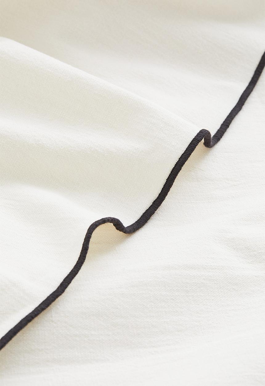 H&M - Linen-blend tablecloth - multi/white