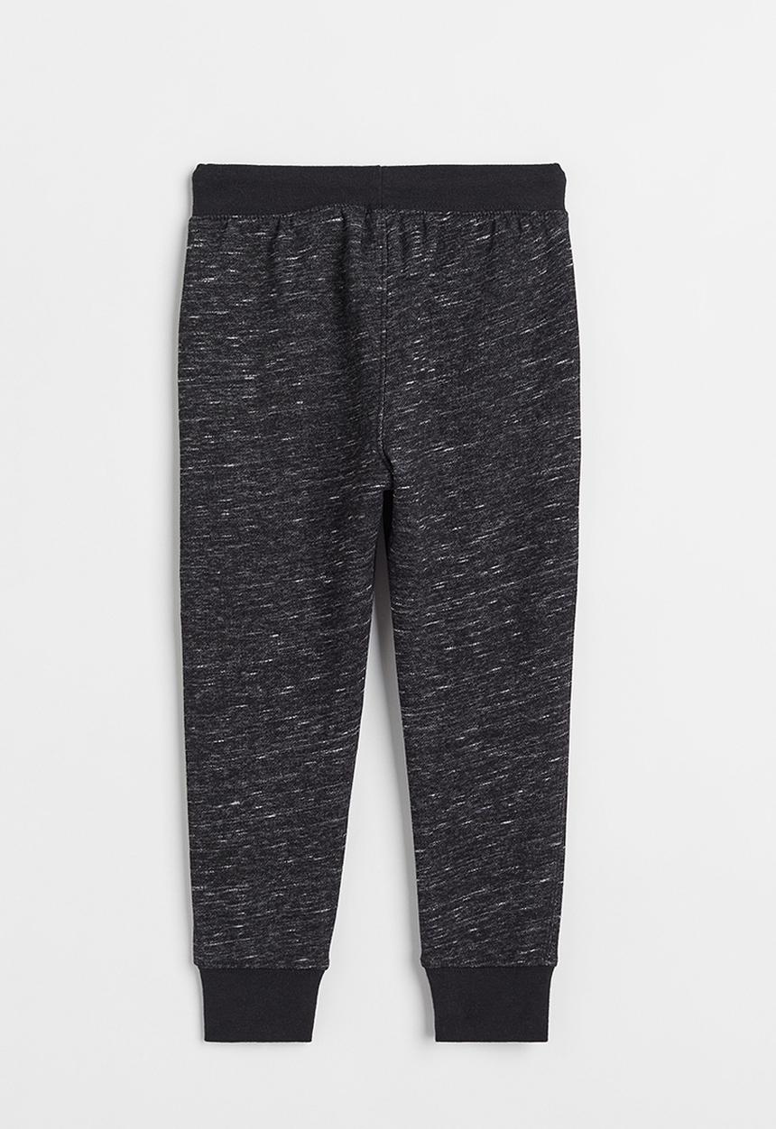 H&M - Cotton-blend joggers - black marl