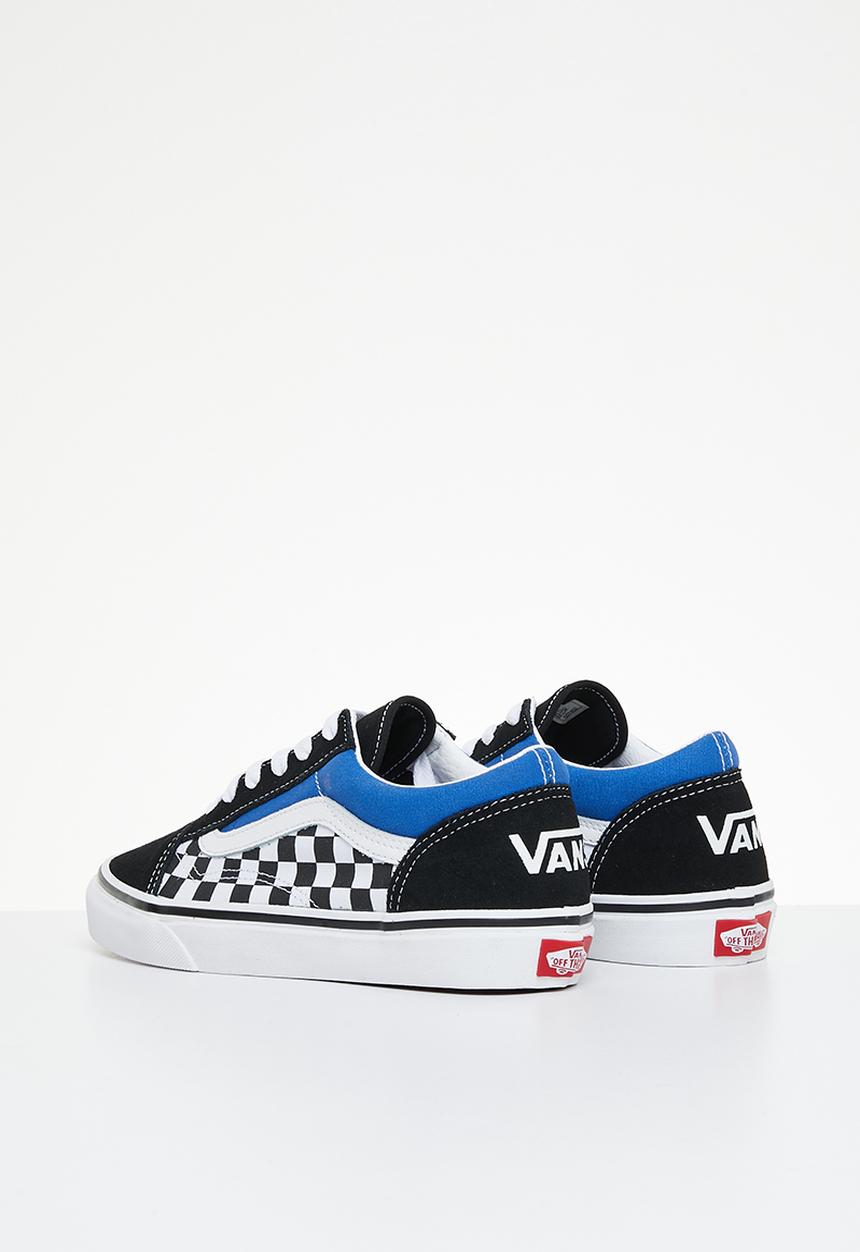 Vans - Jn old skool - logo black & blue