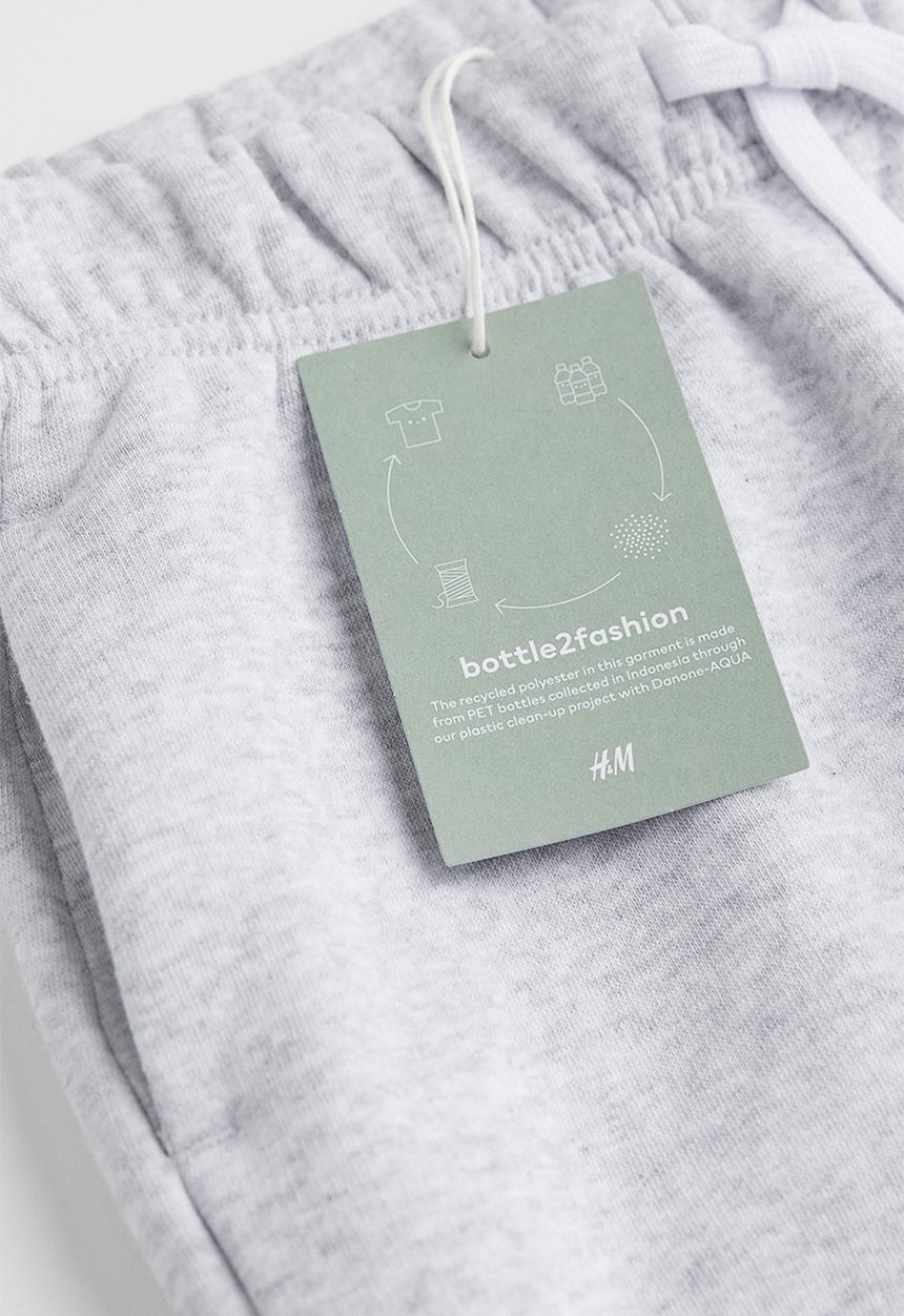 H&M - Joggers - light grey marl