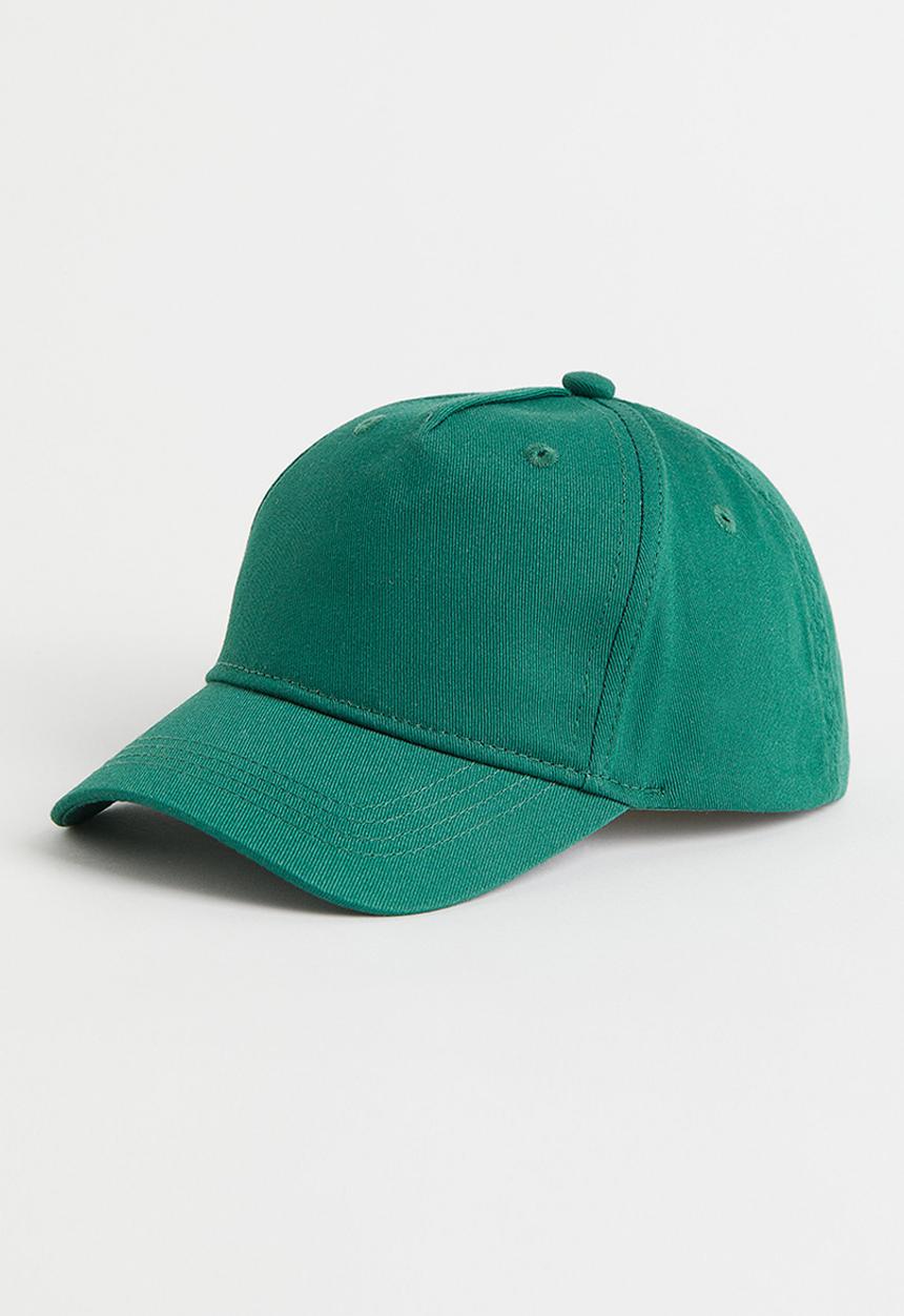 H&M - Cotton twill cap - dark green