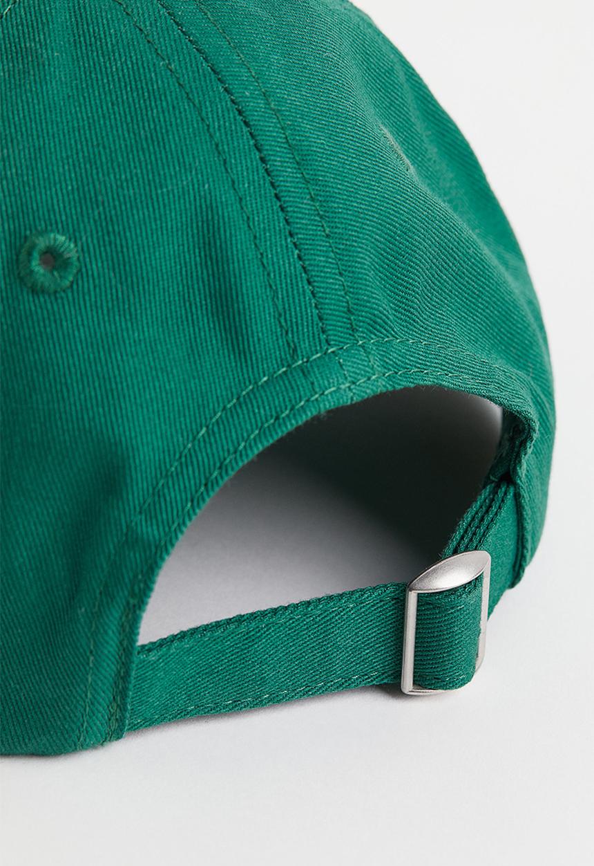 H&M - Cotton twill cap - dark green
