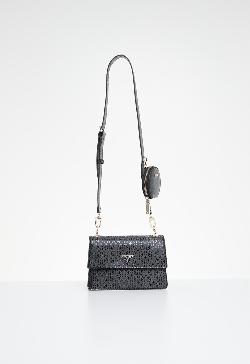 GUESS - Alexie crossbody flap - black
