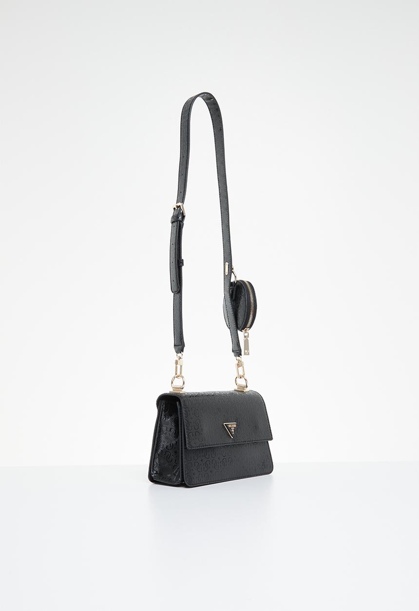 GUESS - Alexie crossbody flap - black