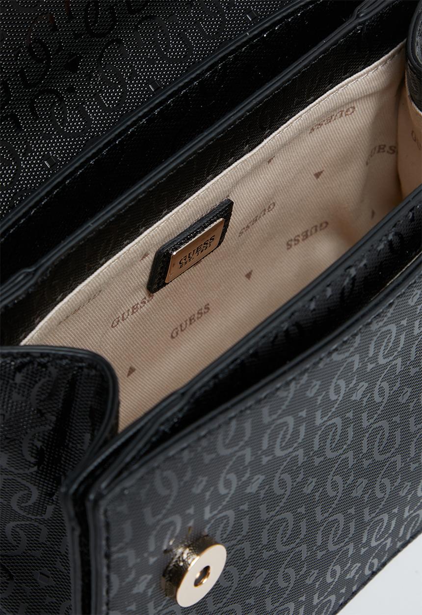 GUESS - Alexie crossbody flap - black