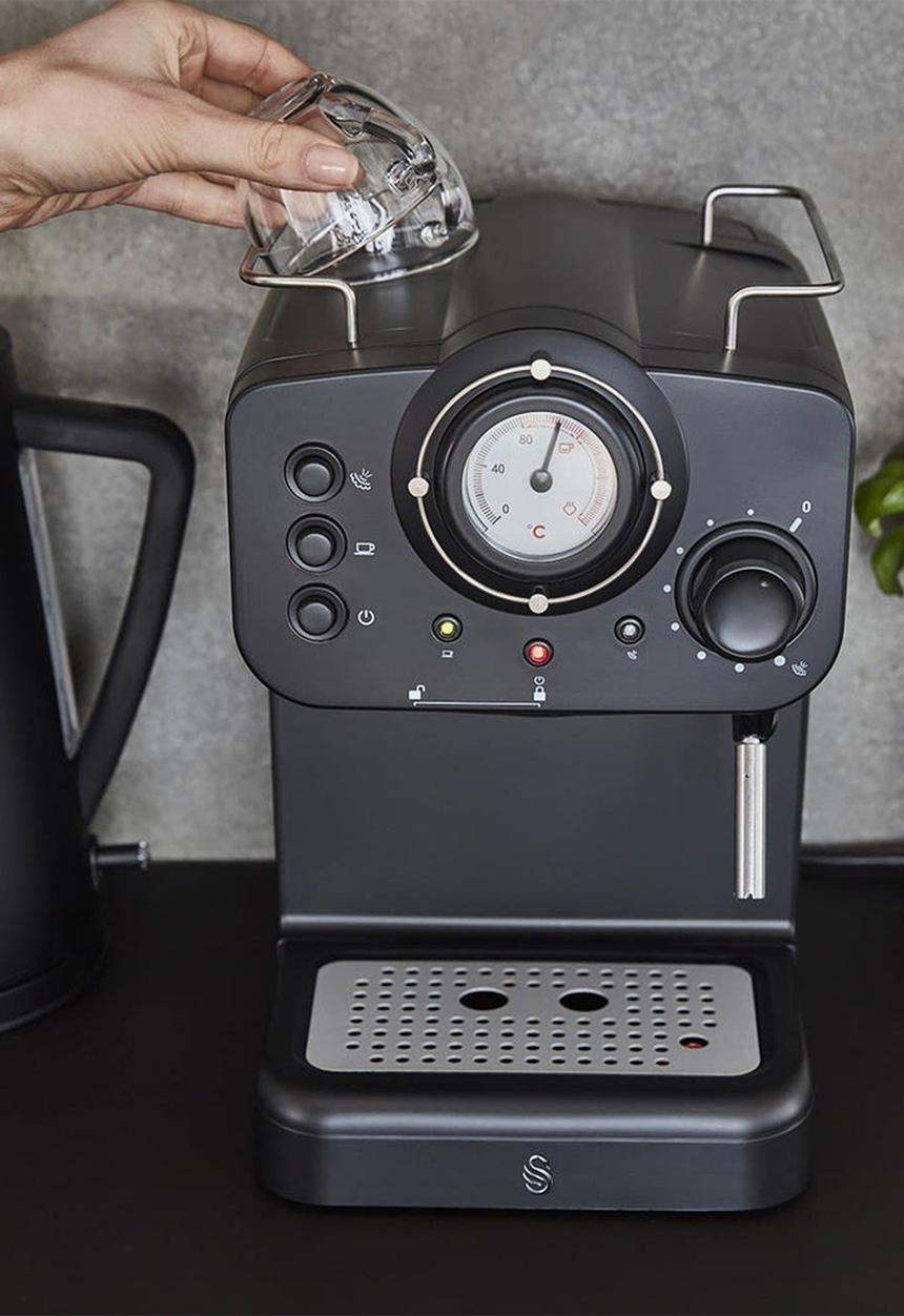 Swan - Stealth Espresso machine - black