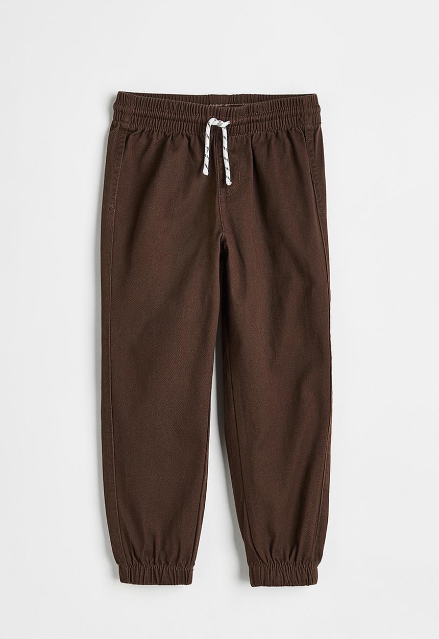 H&M - Relaxed fit joggers - dark brown