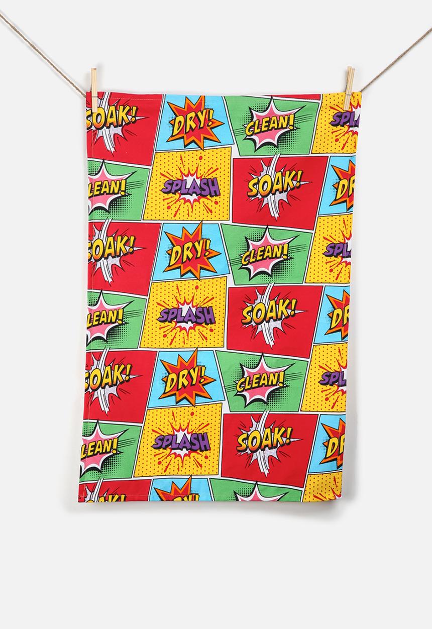 Kitchen Craft - Comic Tea Towel Set