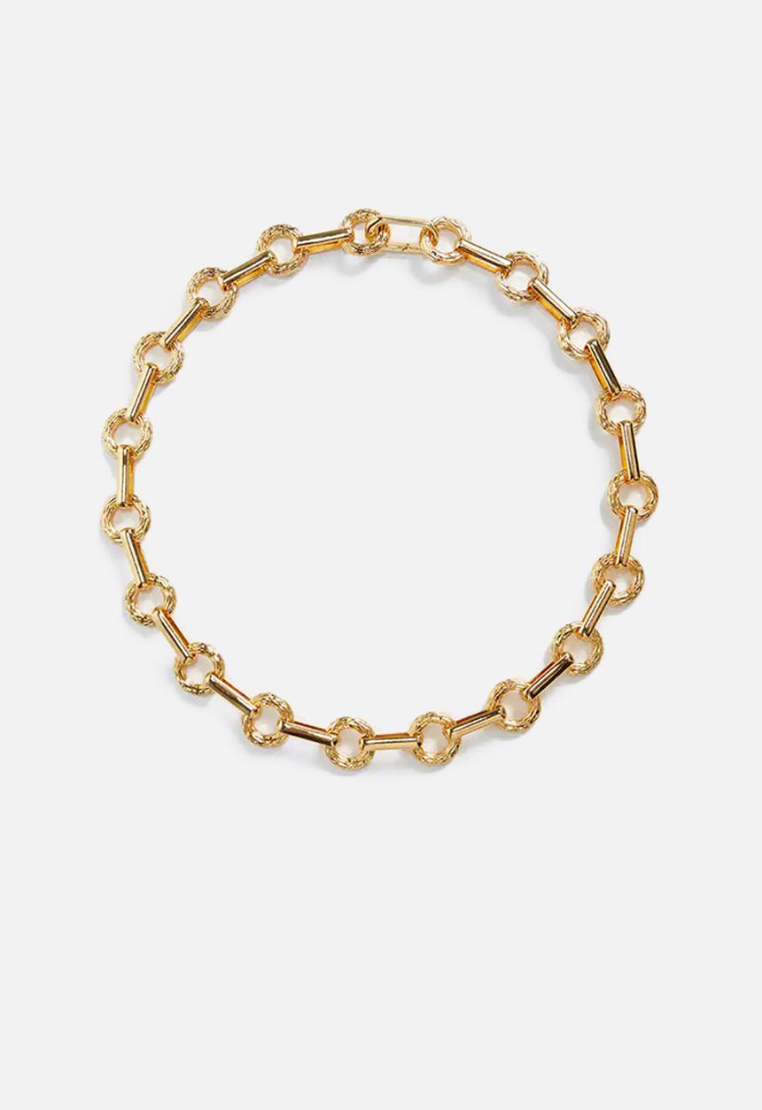 MANGO - Combined chain necklace valentina - gold