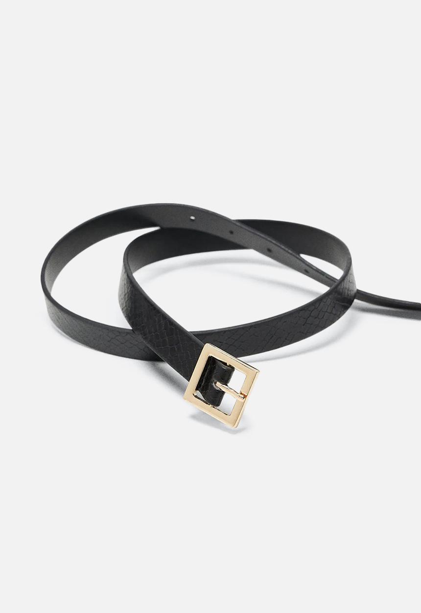 MANGO - Belt mela - black