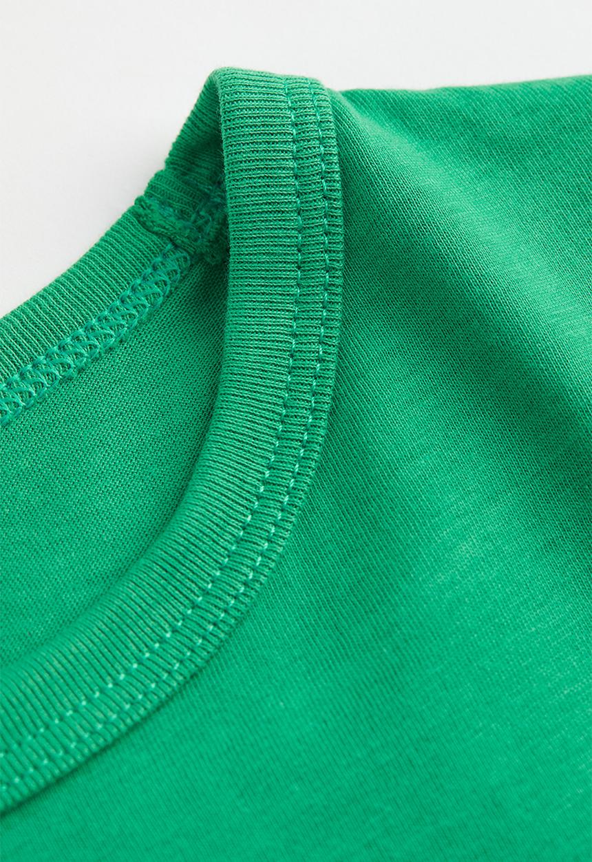 H&M - Cotton jersey top - green/dinosaur