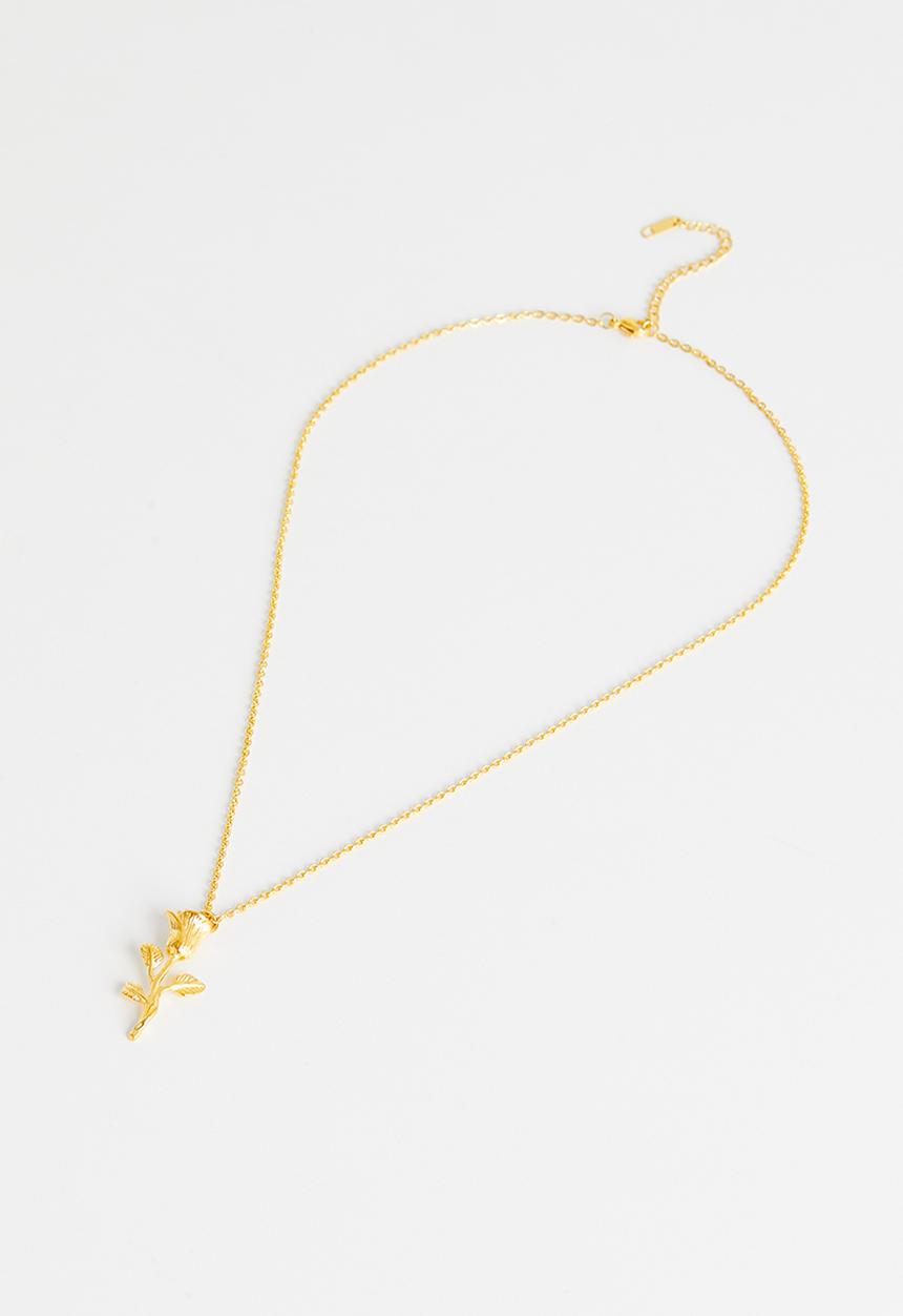 ERA by DJ Zinhle - Rose pendant necklace - gold 