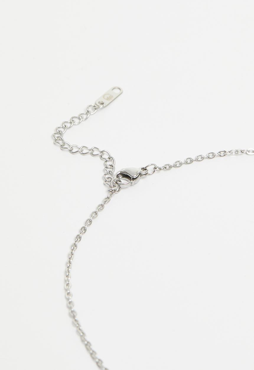 ERA by DJ Zinhle - Rose pendant necklace - silver 