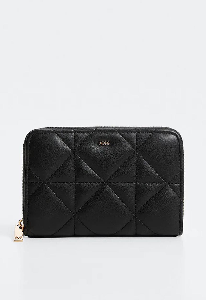 MANGO - Padded logo wallet - black