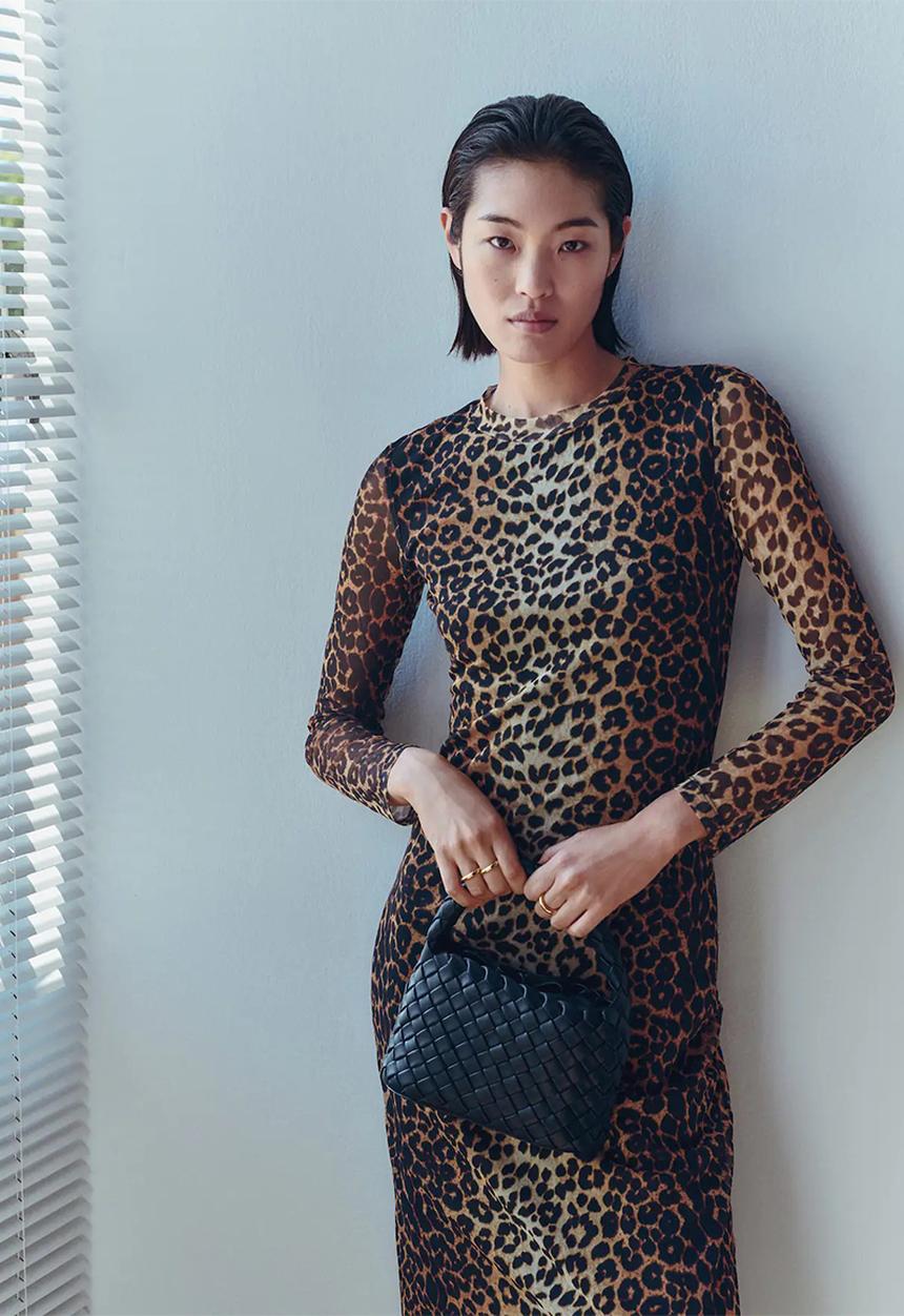 MANGO - Braided bag gabi - black