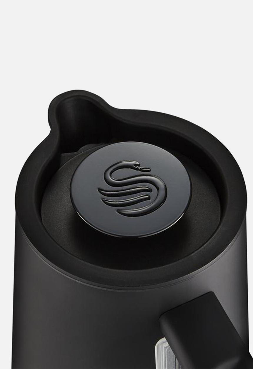 Swan - Stealth Kettle & 4 Slice Toaster - Black