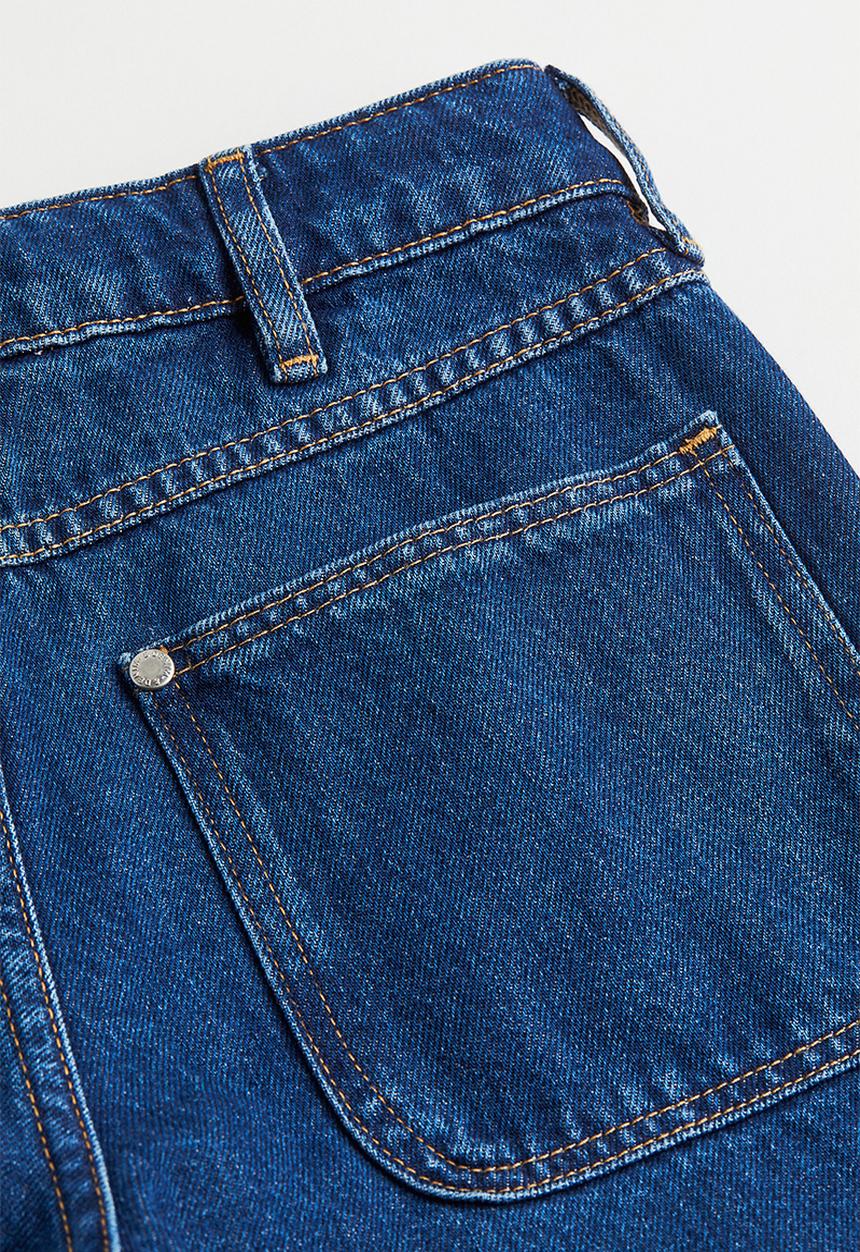 H&M - Comfort stretch baggy fit jeans - dark denim blue