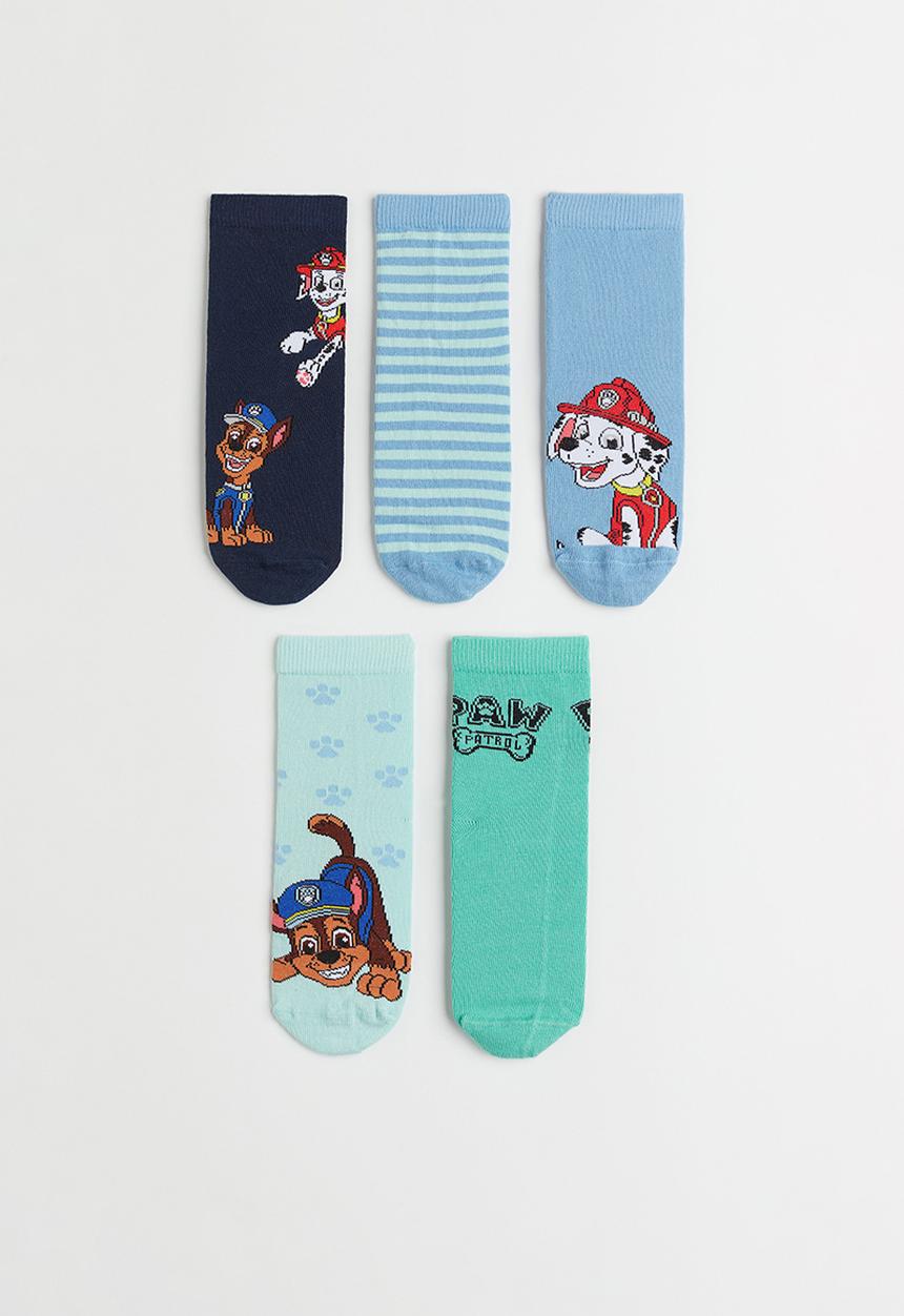 H&M - 5 Pack anti-slip socks - multi