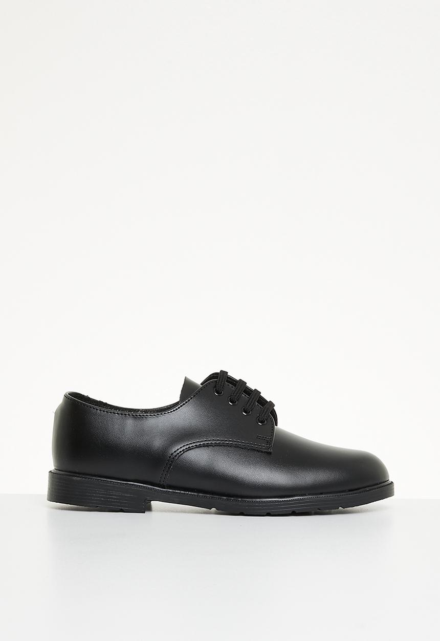 Softer - Teen boys school shoes - black