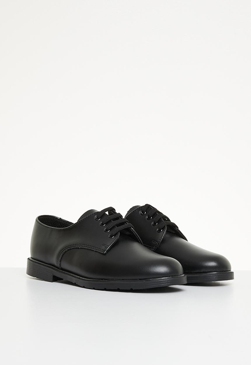 Softer - Teen boys school shoes - black