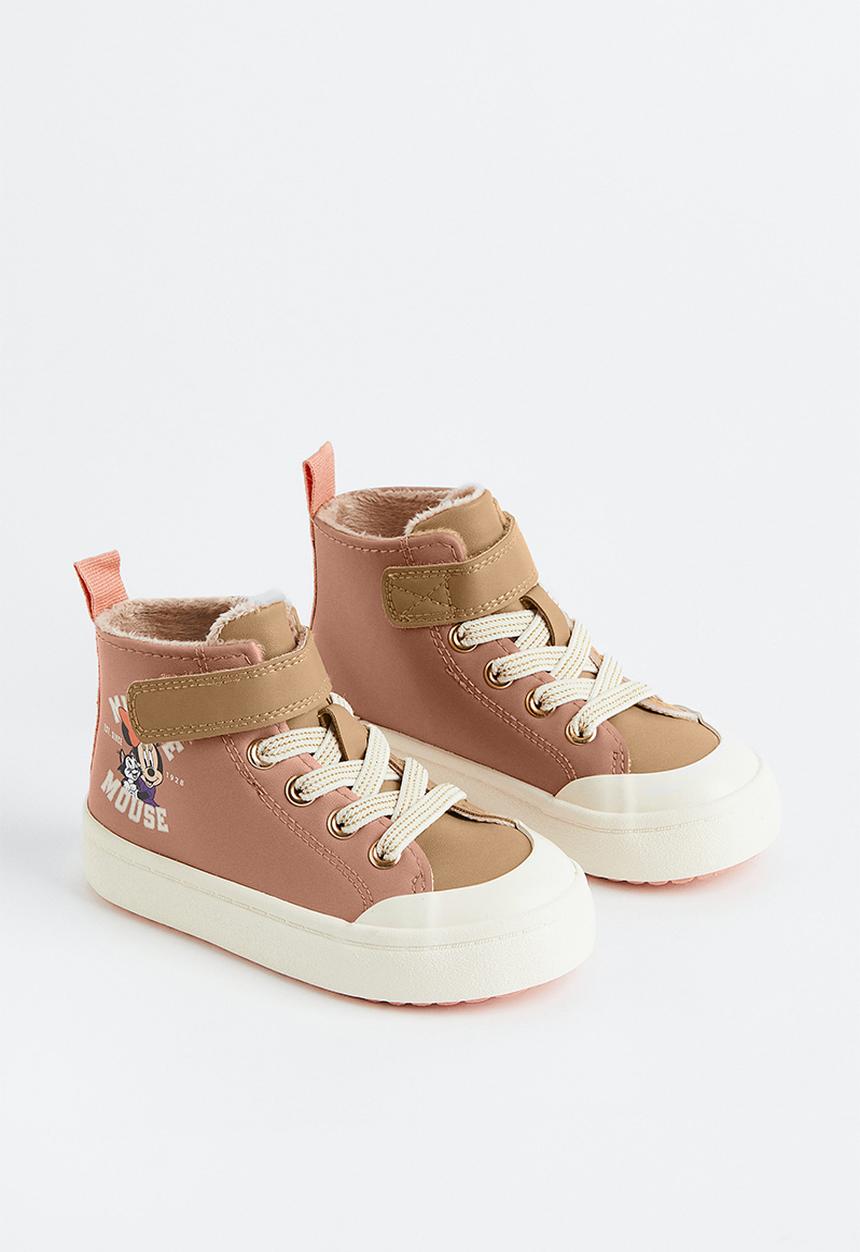 H&M - Printed hi-tops - beige/minnie mouse
