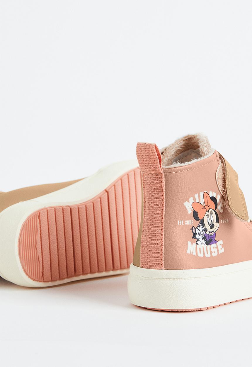 H&M - Printed hi-tops - beige/minnie mouse