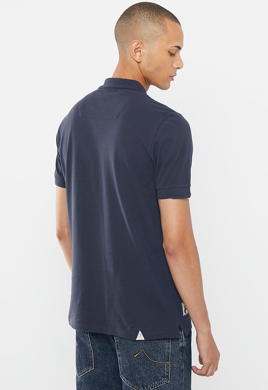 Vertigo - Mens vertigo flock golfer - indigo