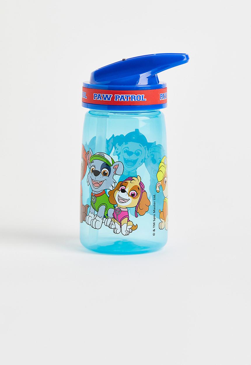 H&M - Printed water bottle - light blue/paw patrol
