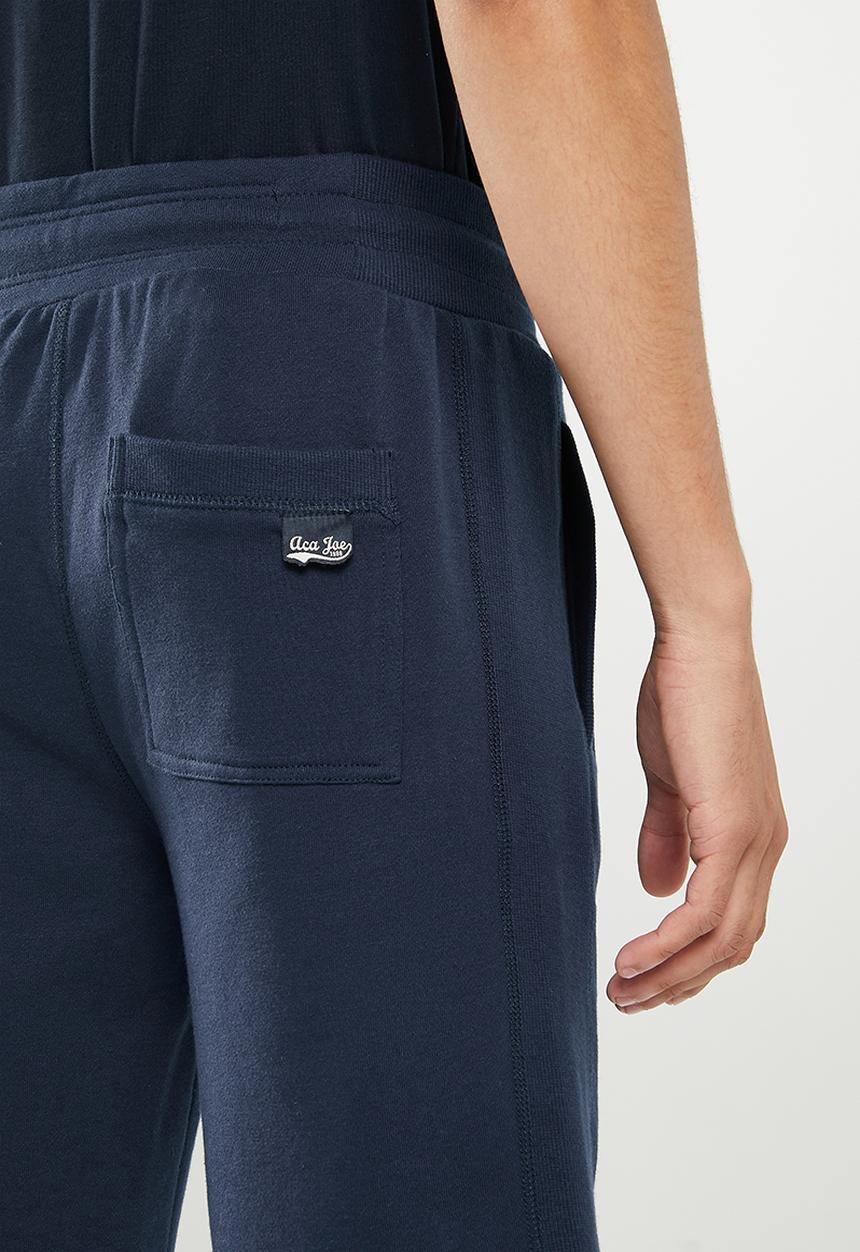 Aca Joe - Mens aca joe small logo shorts - navy