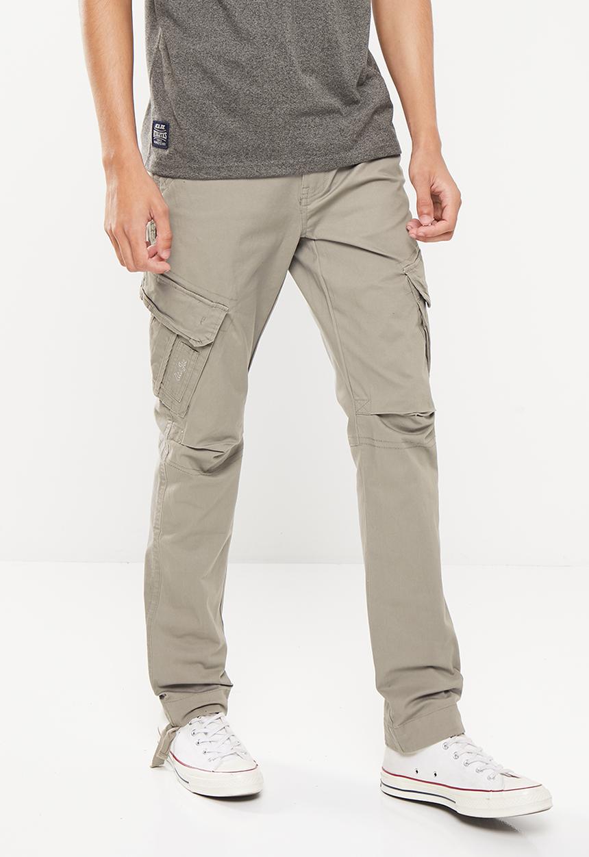 Aca Joe - Mens aca joe cargo pants - charcoal