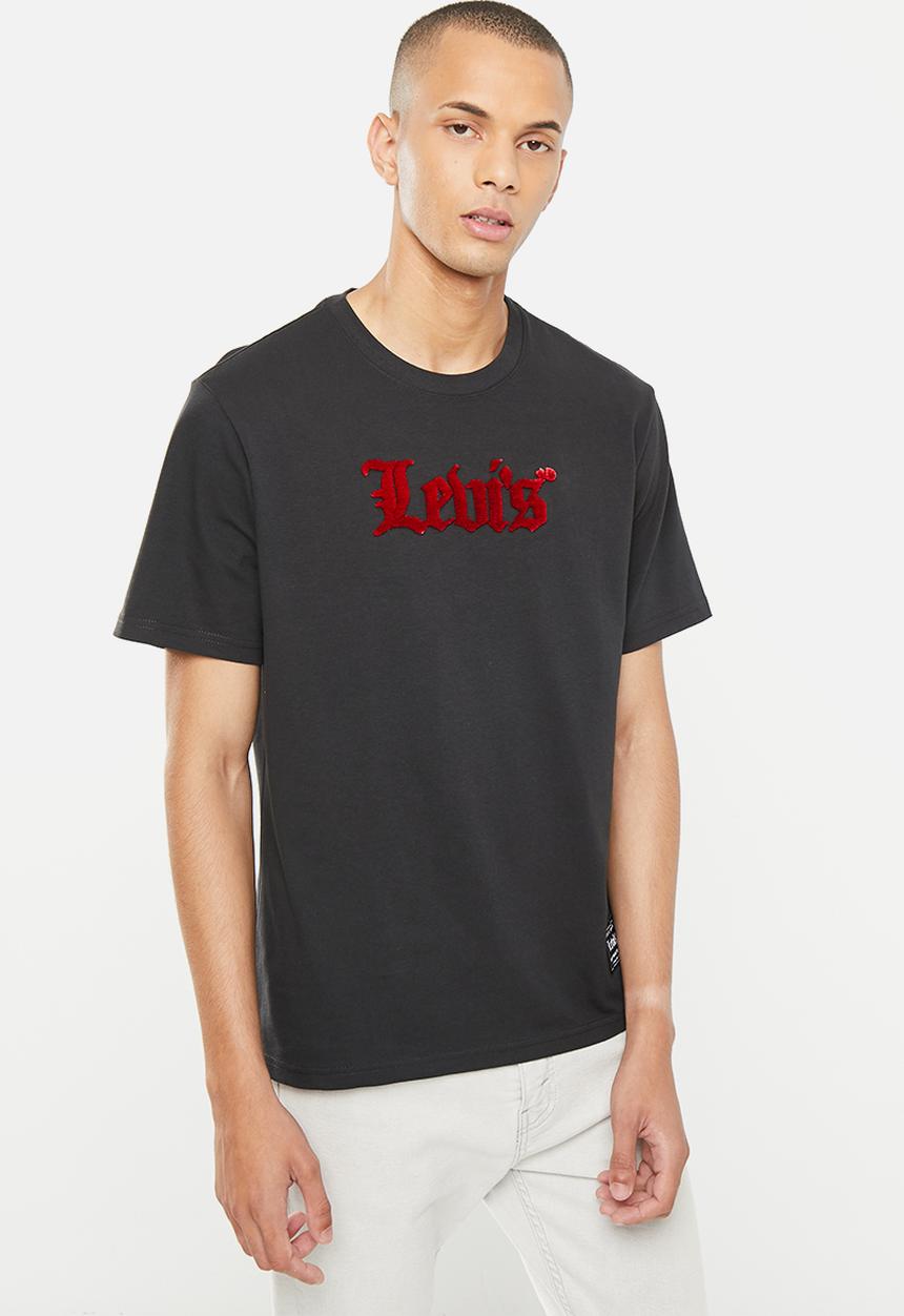 Levi’s® - Short sleeve relaxed fit tee - olde english caviar g
