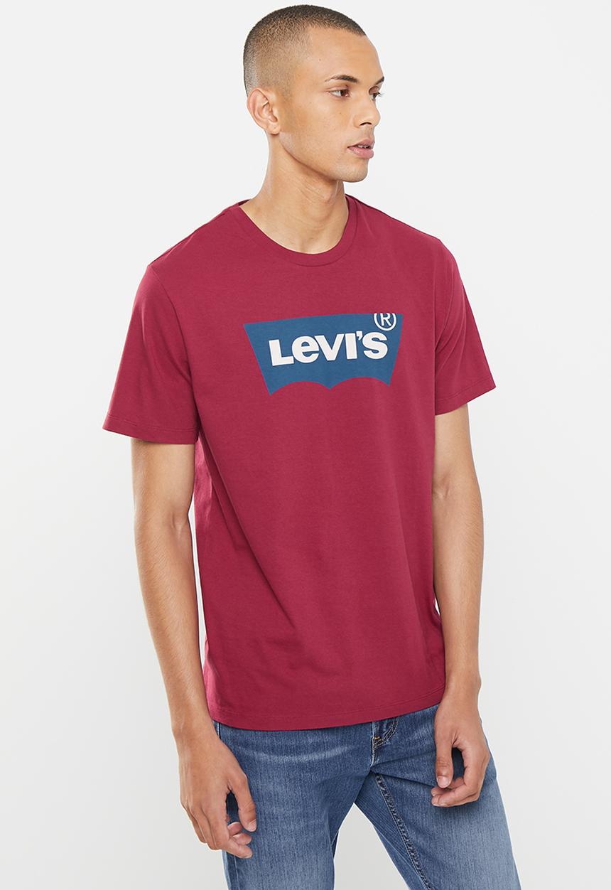 Levi’s® - Graphic crew neck tee - burgundy