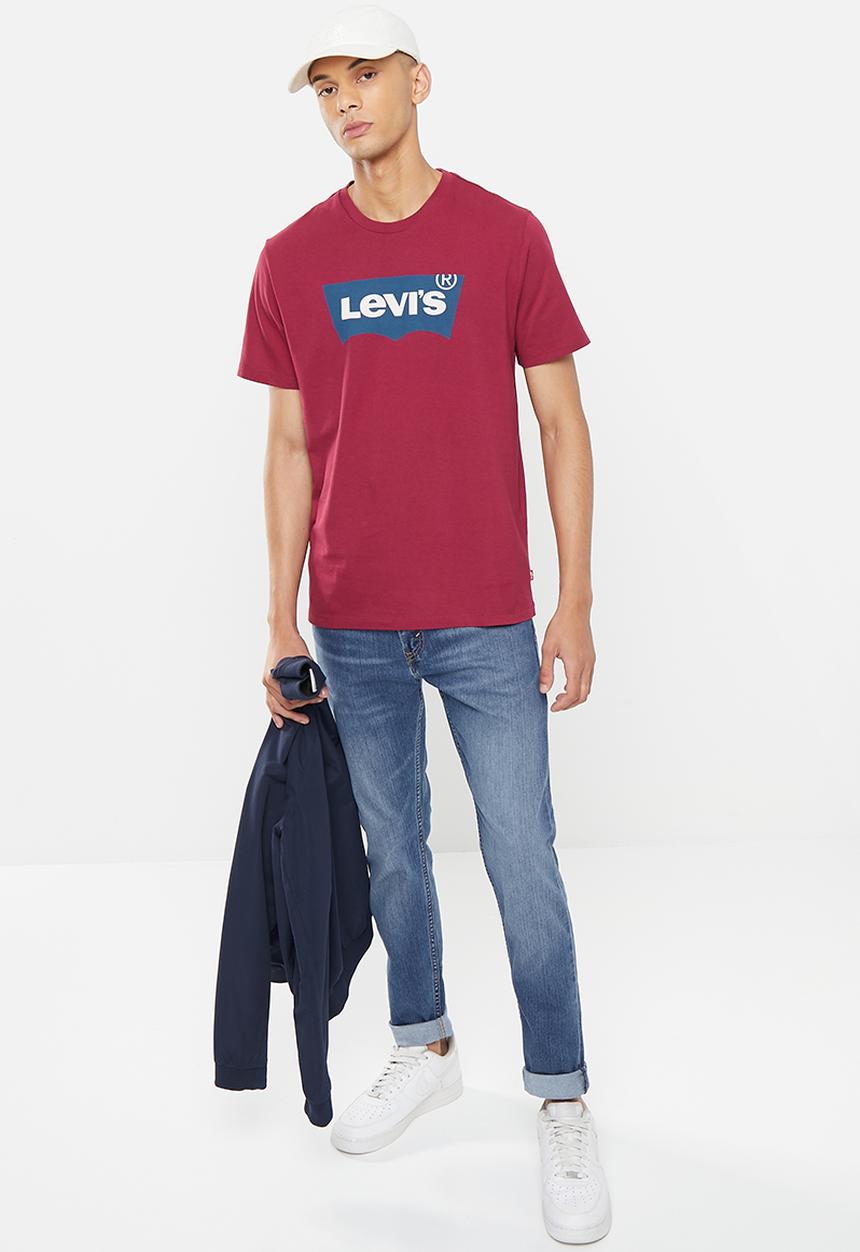 Levi’s® - Graphic crew neck tee - burgundy