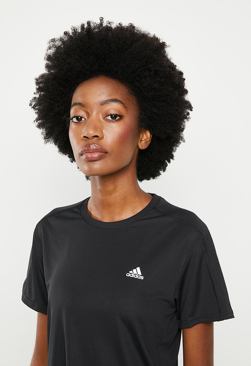 adidas Performance - Run it tee w - black