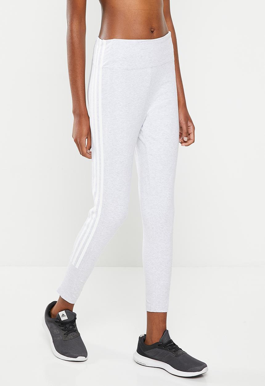 adidas Performance - W 3s leg 2 tight - light grey heather