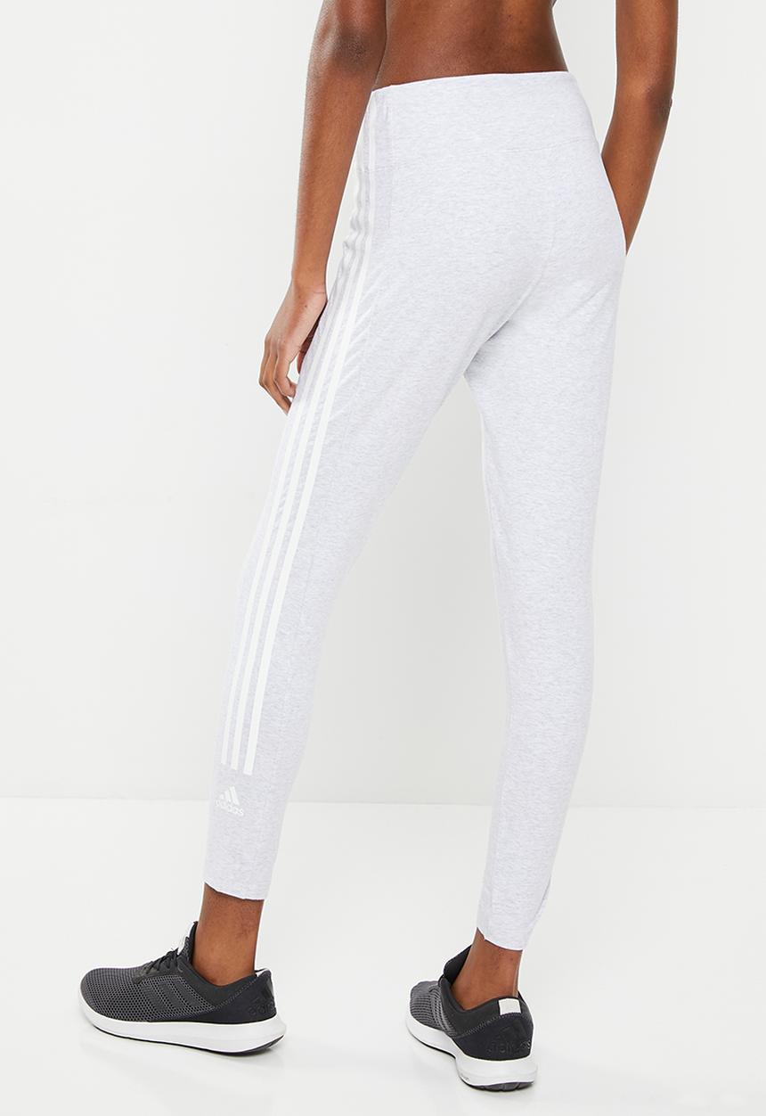 adidas Performance - W 3s leg 2 tight - light grey heather