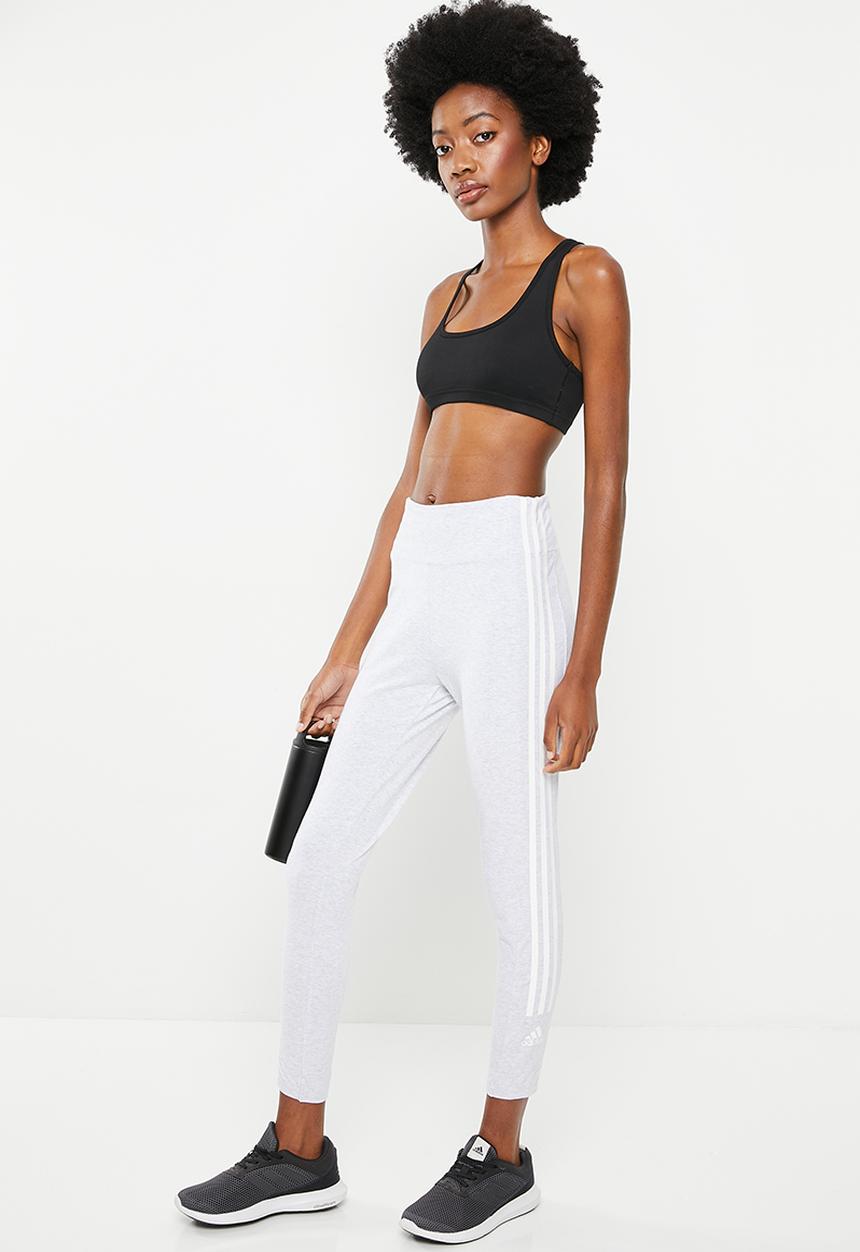 adidas Performance - W 3s leg 2 tight - light grey heather