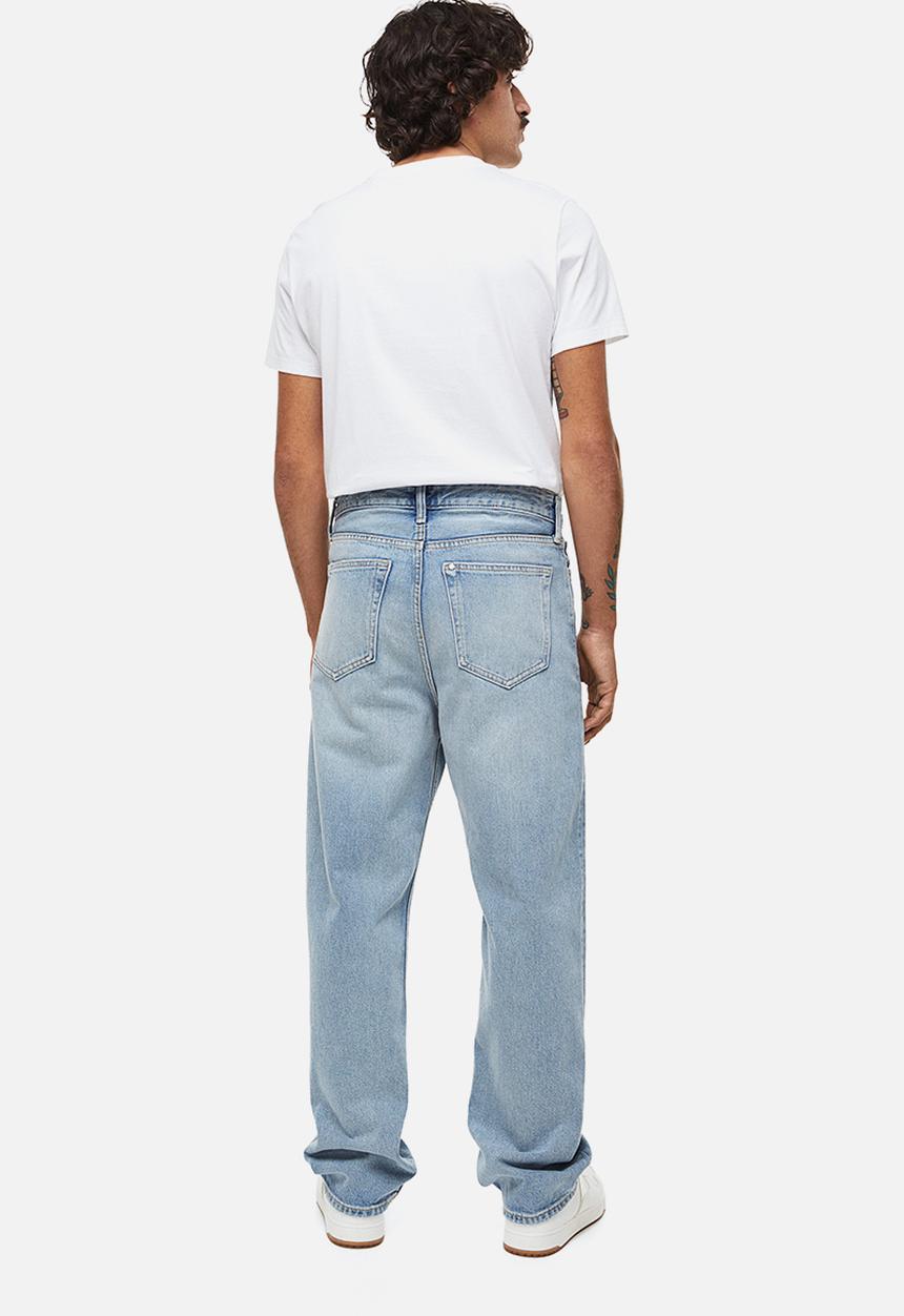 H&M - Loose jeans - light denim blue