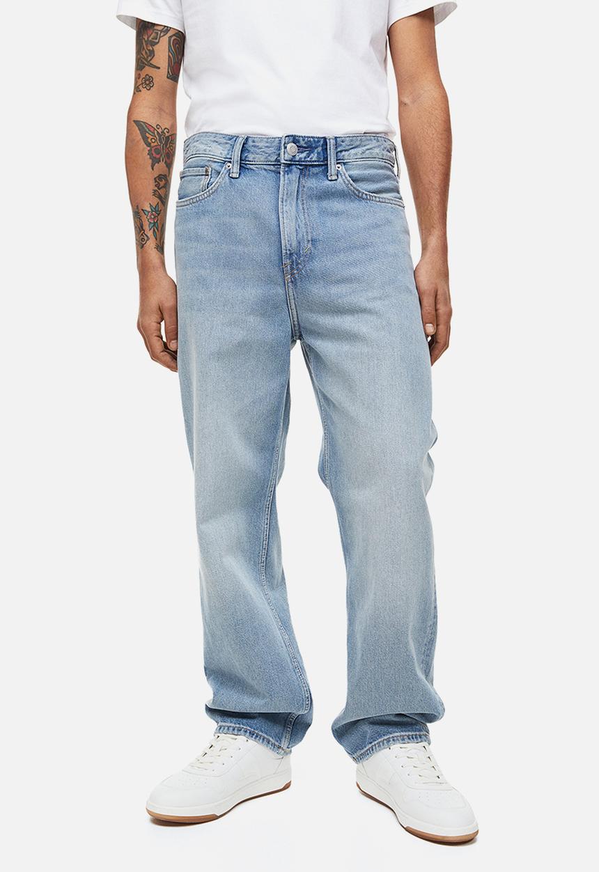 H&M - Loose jeans - light denim blue