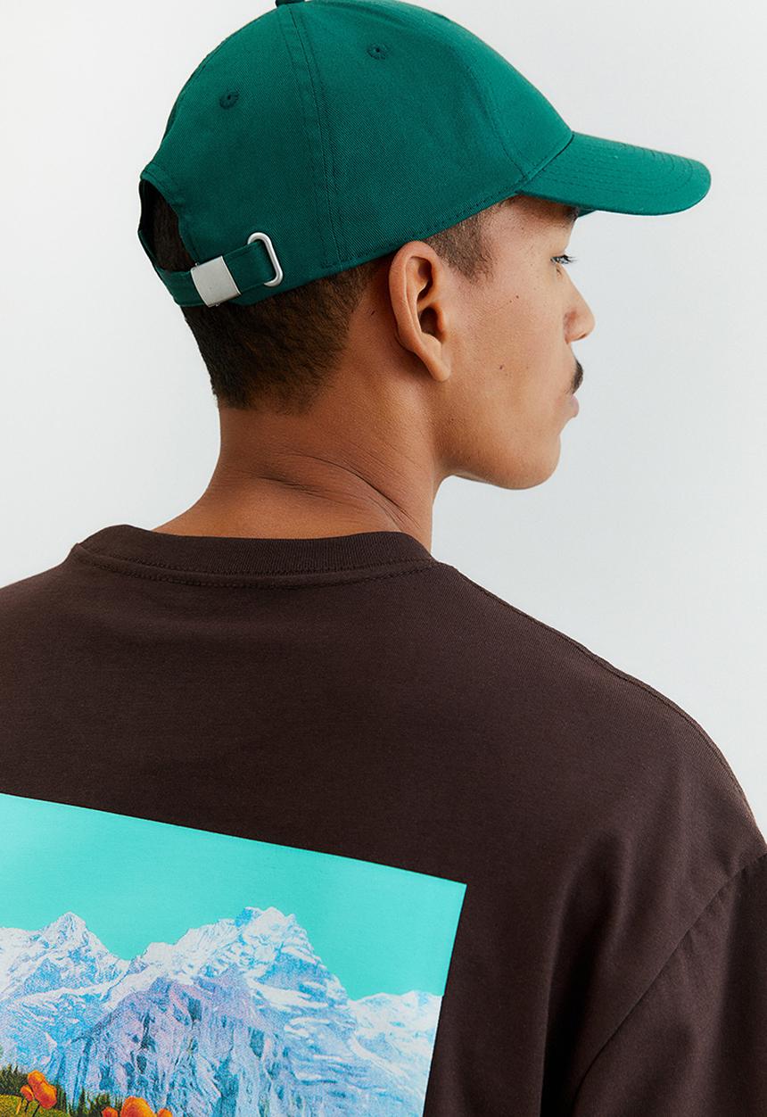 H&M - Cotton twill cap - dark green