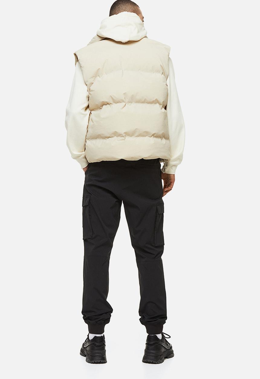 H&M - Nylon cargo joggers - black