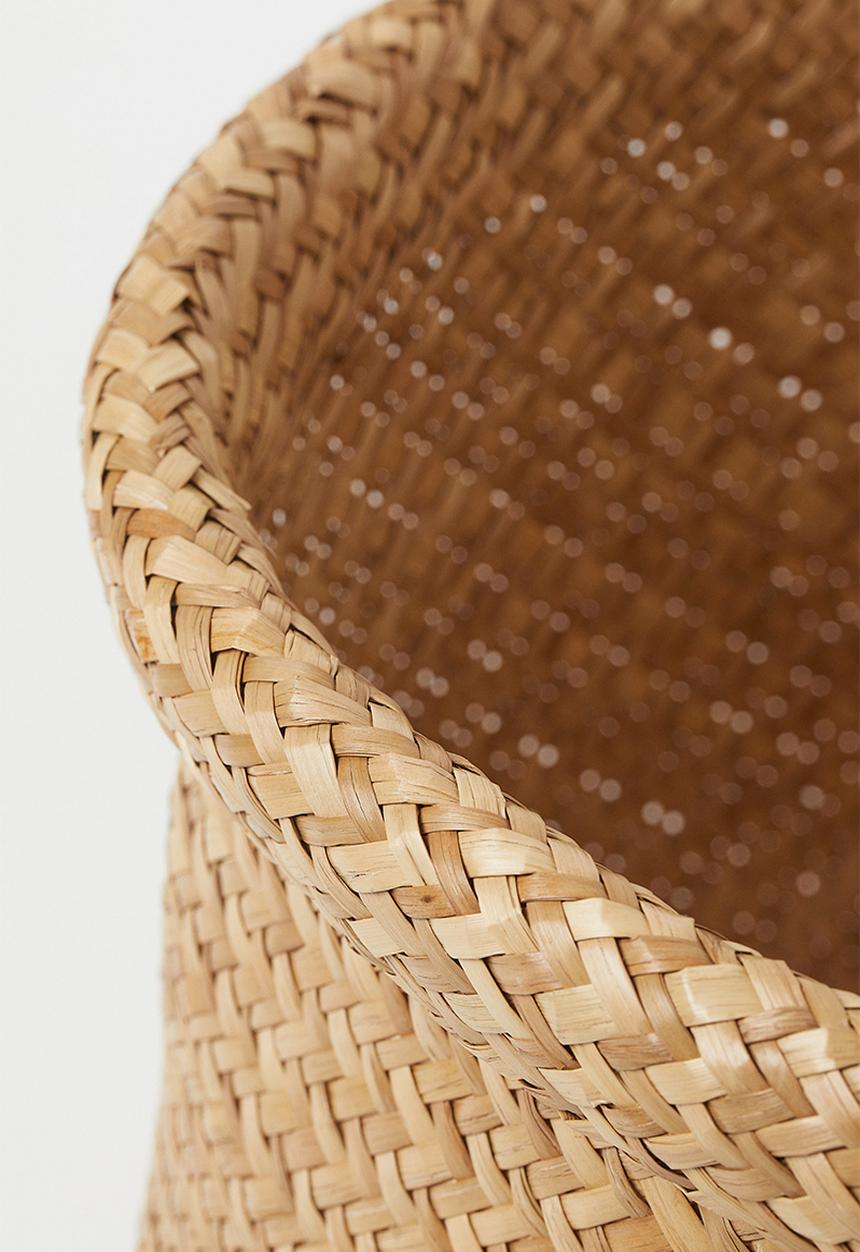 H&M - Large seagrass storage basket - beige