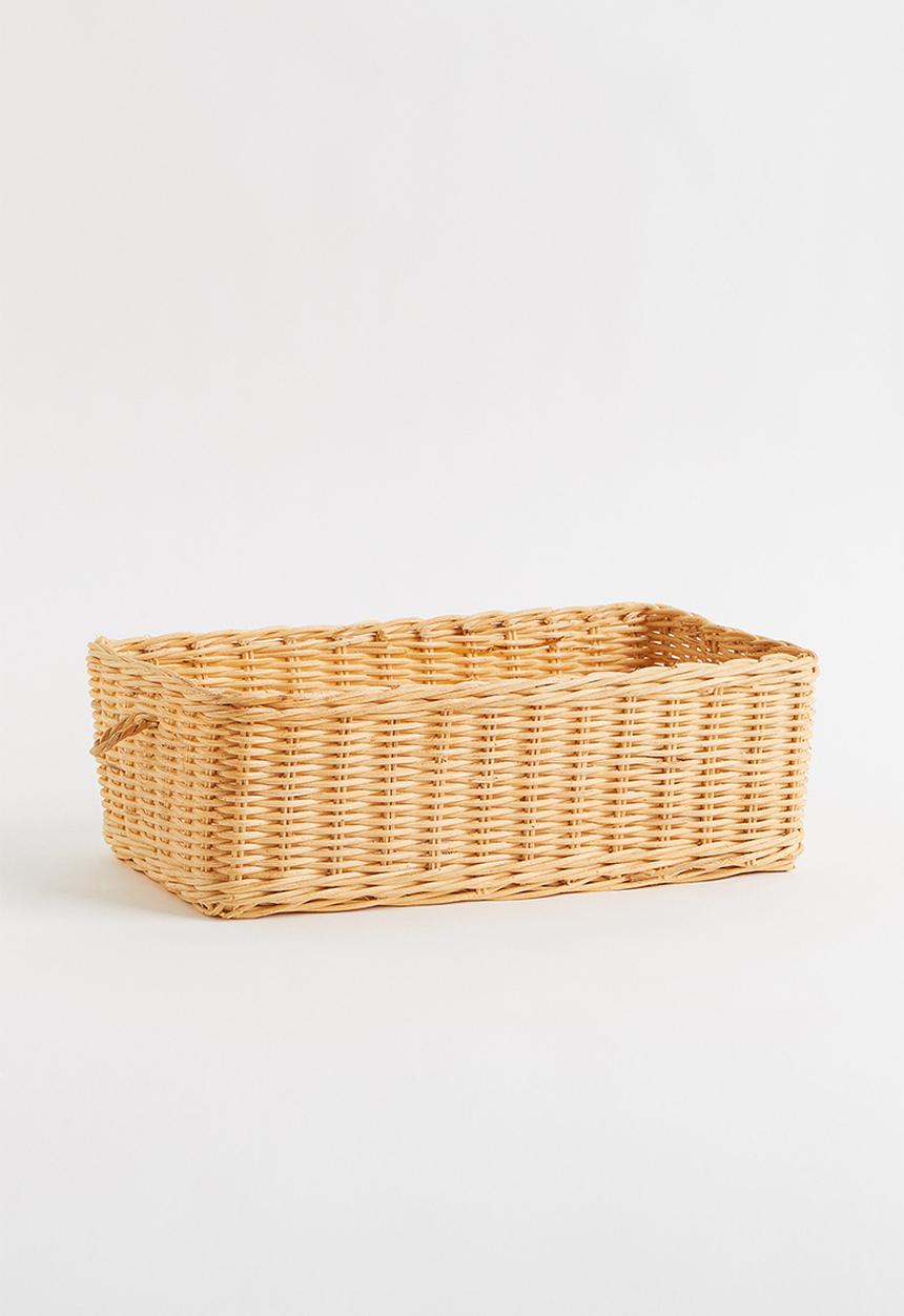 H&M - Small rattan storage basket - beige