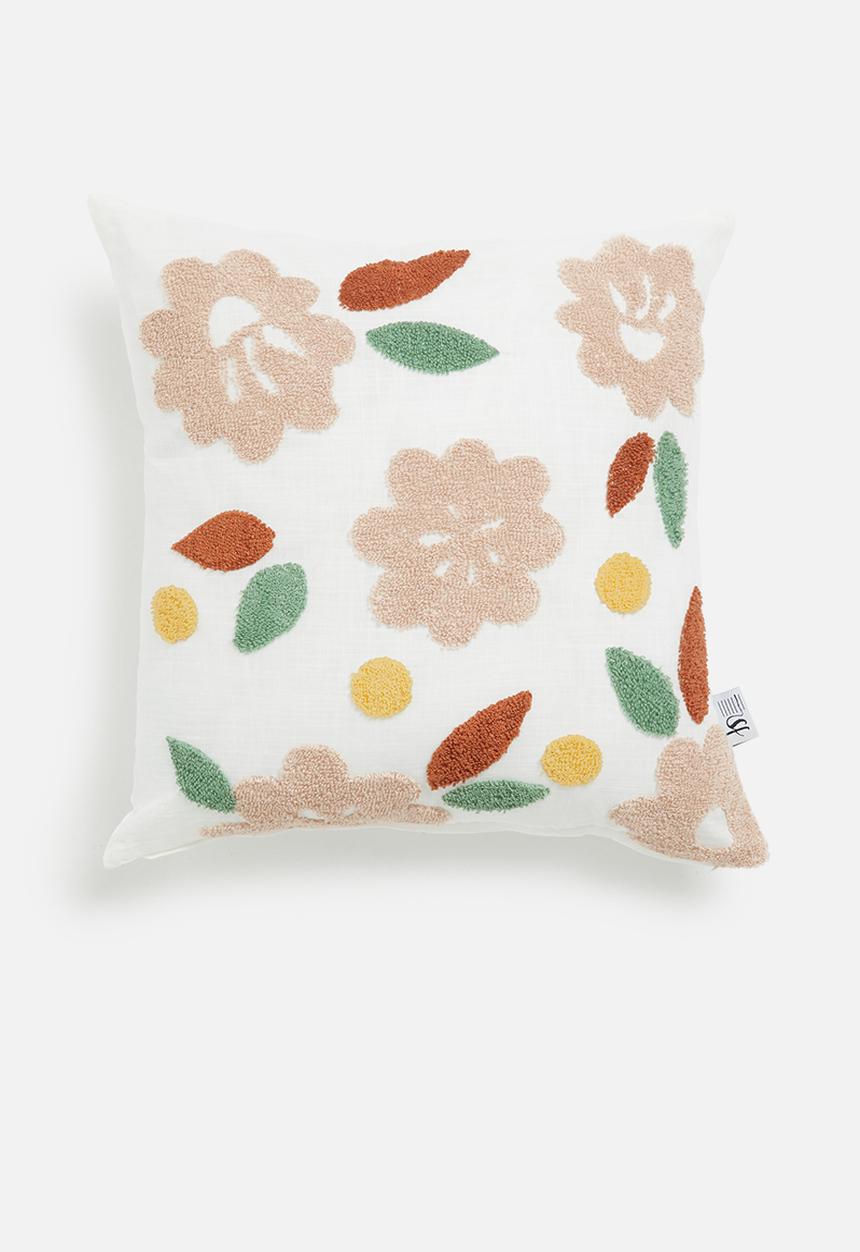Sixth Floor - Blooms cushion cover- multi