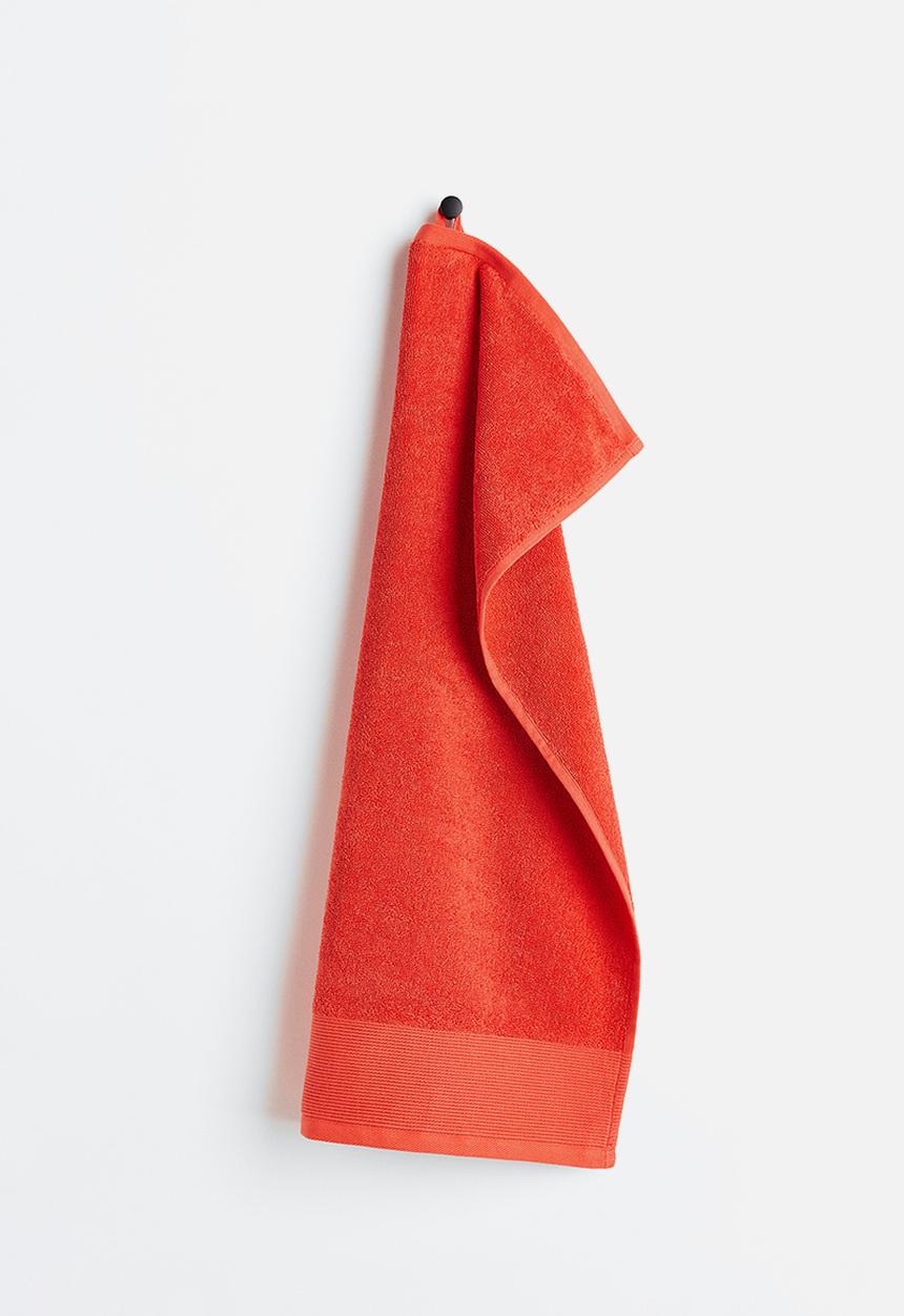 H&M - Cotton terry hand towel - orange