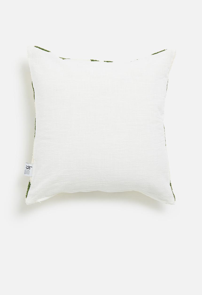Sixth Floor - Mellow cushion cover- green