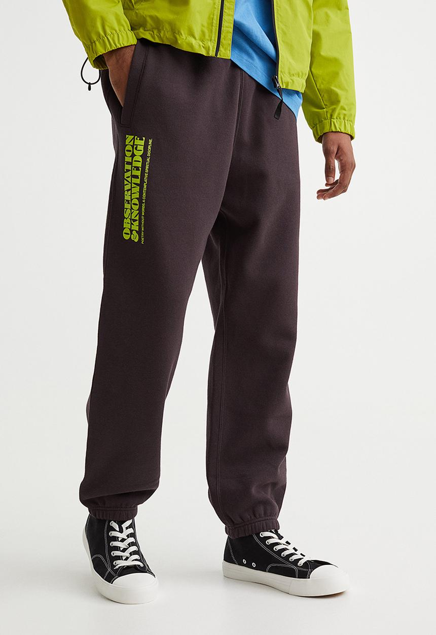 H&M - Relaxed fit sweatpants - dark brown