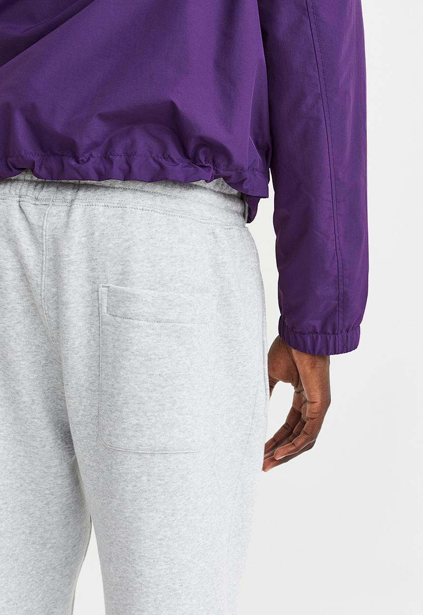 H&M - Relaxed fit sweatpants - light grey marl/low-key land